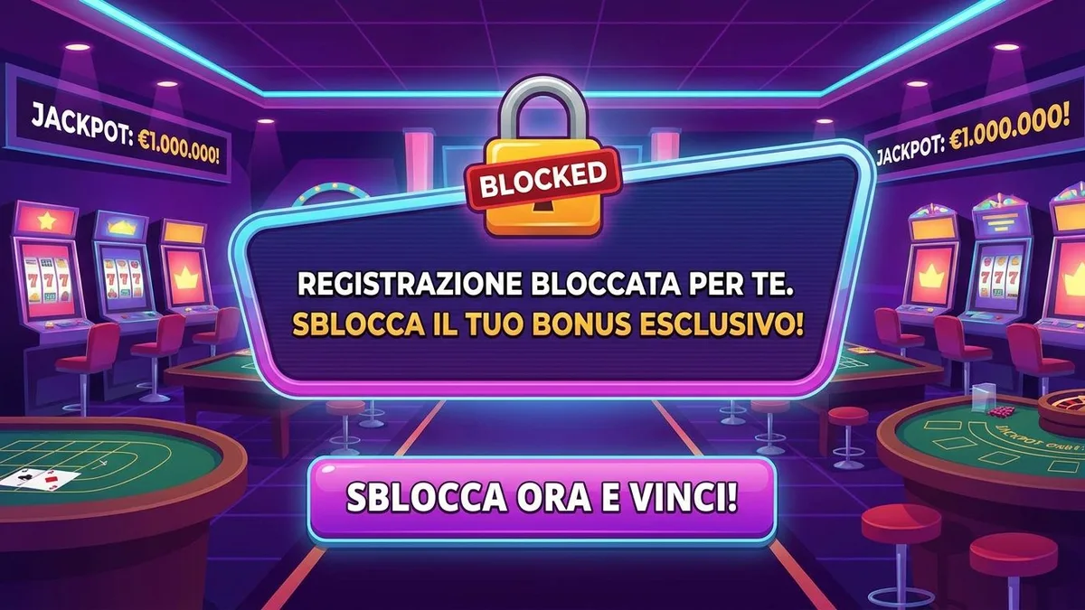Registrazione con bonus